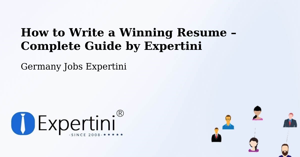 Resume Writing Guide for Job Seekers – Wustermark - Wustermark, Germany Jobs Expertini