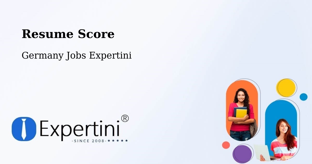Resume Score & Job Description Match Tool – Wustermark - Germany Jobs Expertini